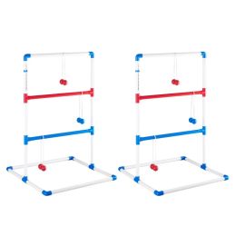 The Ladder Ball And Golf Throwing Ball Set Is Used For The Ladder Throwing Game And Includes 6 Balls, A Scoring Board And A Portable Bag. (Option: White)